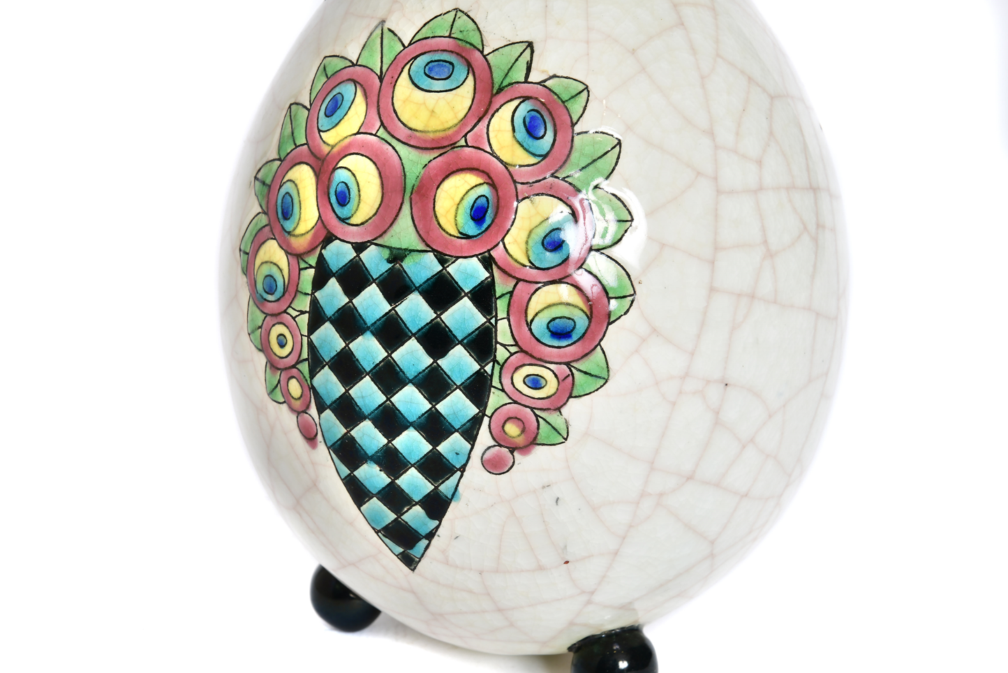 Vase signé MP Chevallier vers 1920.3