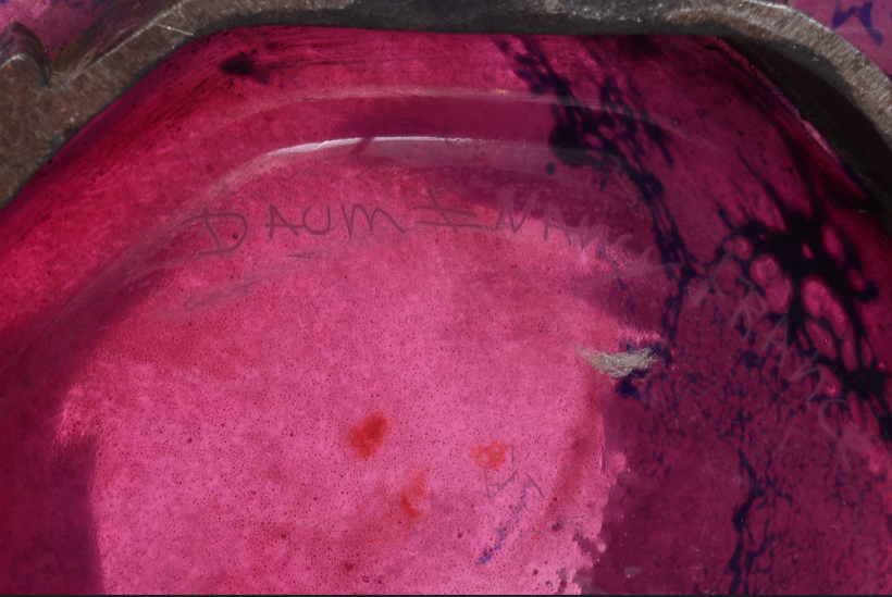 Vase signé Daum Majorelle.4