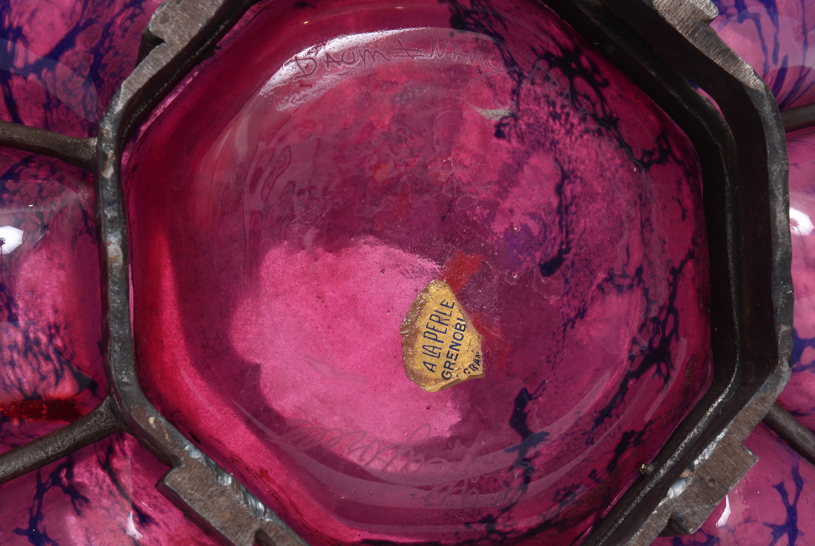 Vase signé Daum Majorelle.5