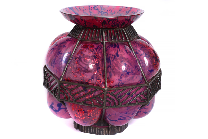 Vase signé Daum Majorelle