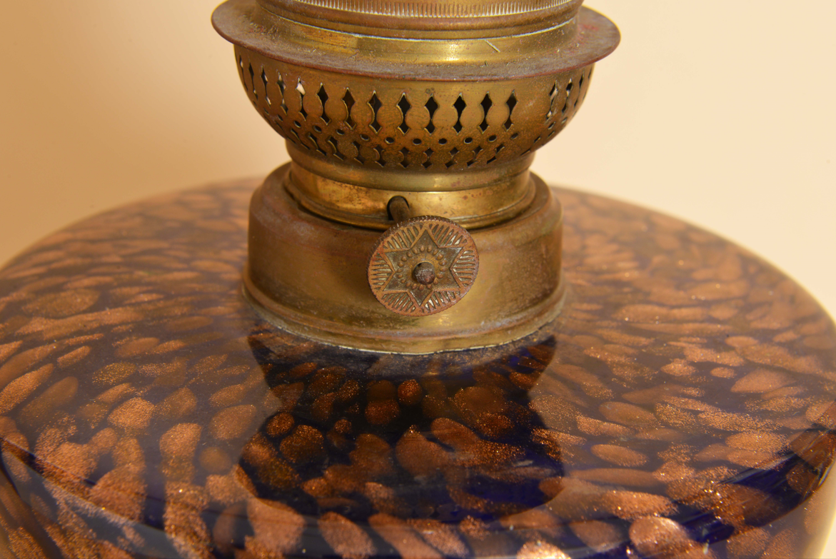 Lampe à pétrole bronze3