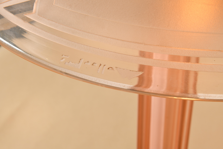 Rare lampe signée Muller époque art déco.5