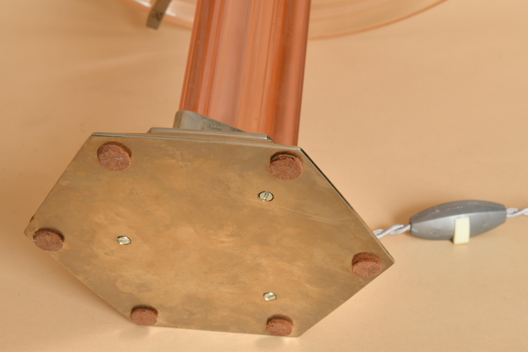 Rare lampe signée Muller époque art déco.7