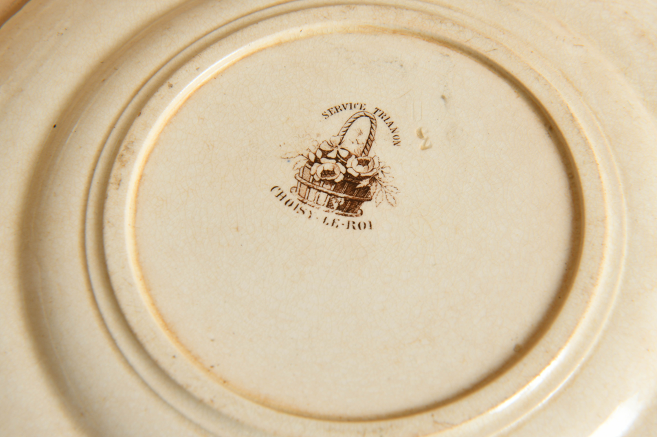 Service d'assiettes trianon choisi le roi.4